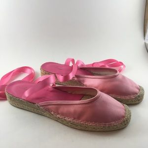Delman Satin Espadrilles Sz. 8.5